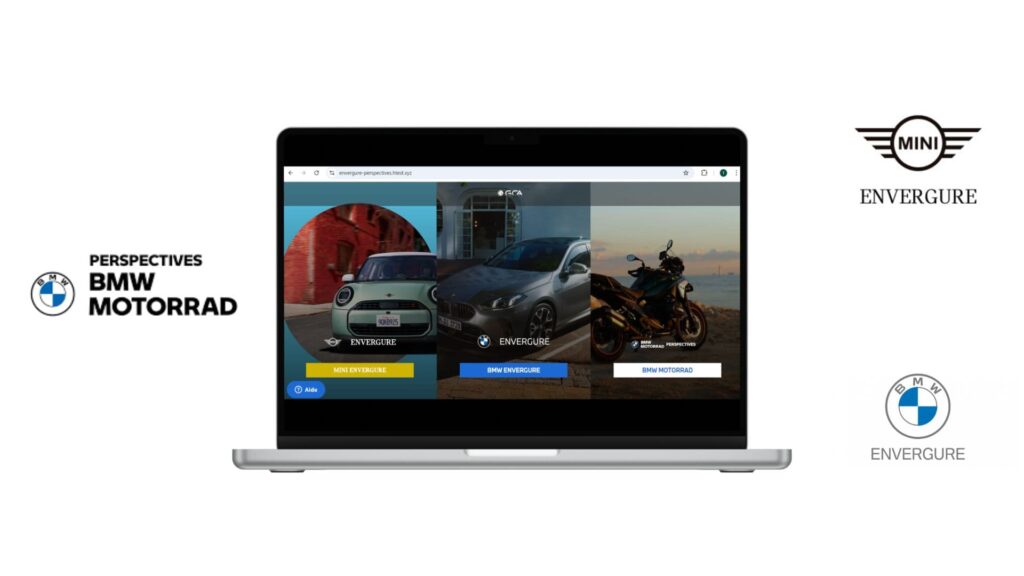 présentation site BMW MINI Envergure et BMW MOTORRAD Perspectives